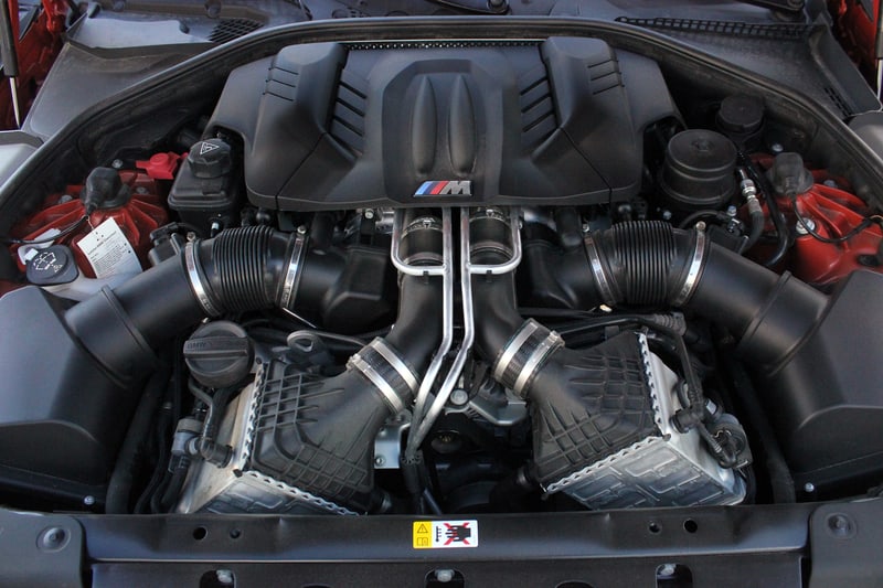 Dual Intake Jet Engine Close up of a BMW performance engine with dual intakes | Motor Hills